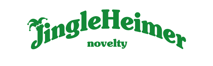 A green logo for the eagle heights novelty store.