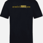 A black t-shirt with the words " not much of a person ".