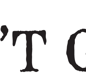 A black and white image of the word " tcu ".